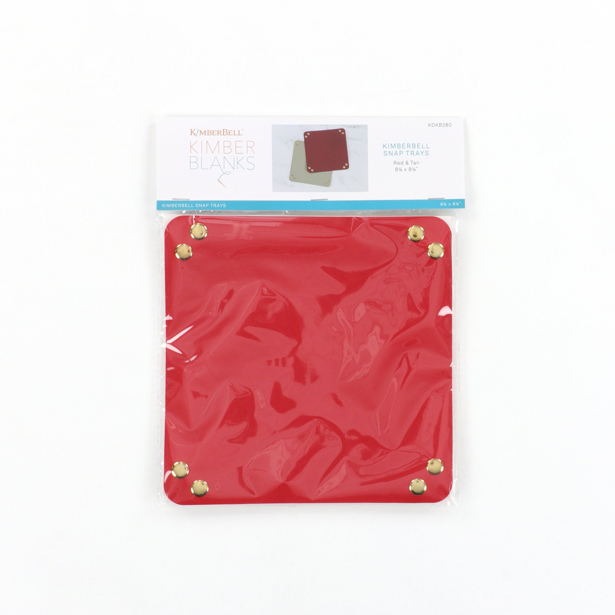 RED & TAN SNAP TRAY 2 PACK