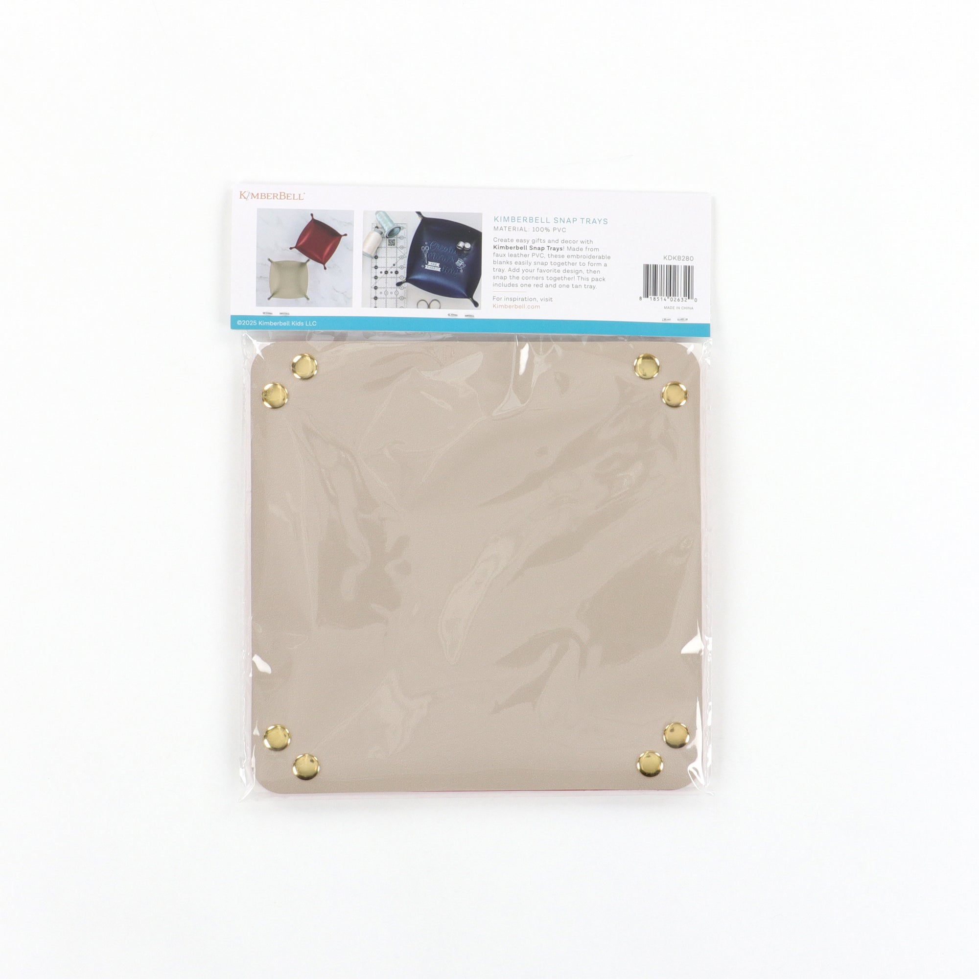 RED & TAN SNAP TRAY 2 PACK
