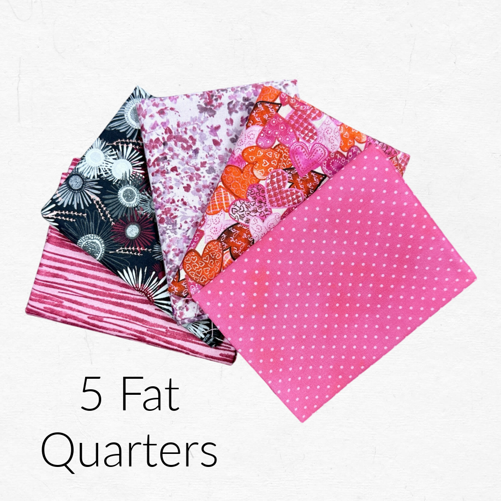 5 FAT QUARTERS HEARTS