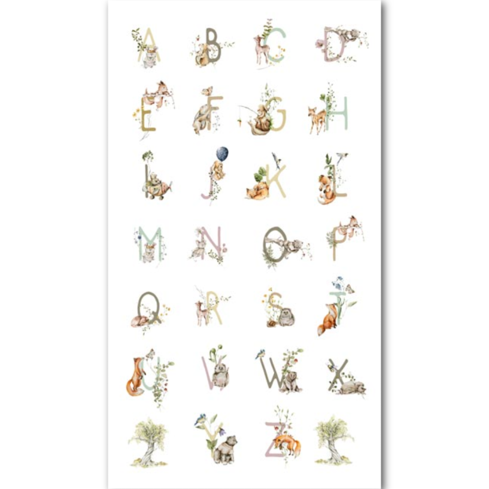 ALPHABET STORY BOOK PANEL