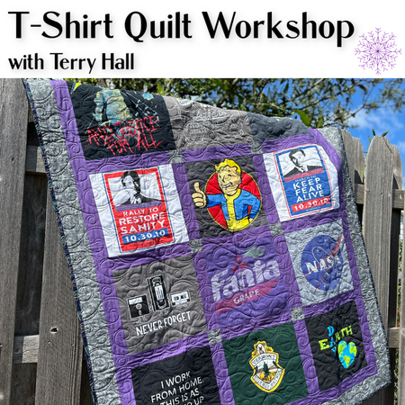 T-SHIRT QUILT WORKSHOP - FRIDAY, JUNE 5