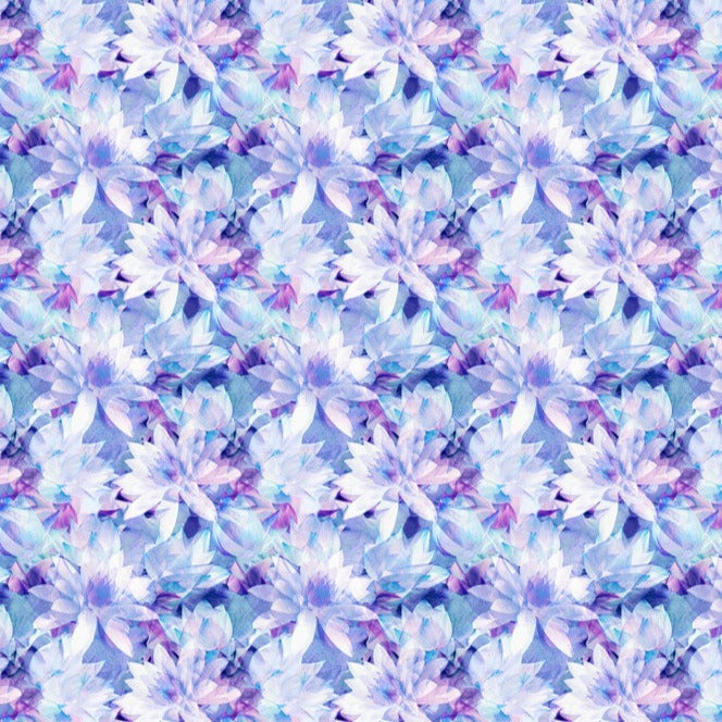 Water lillies purple, lavender
