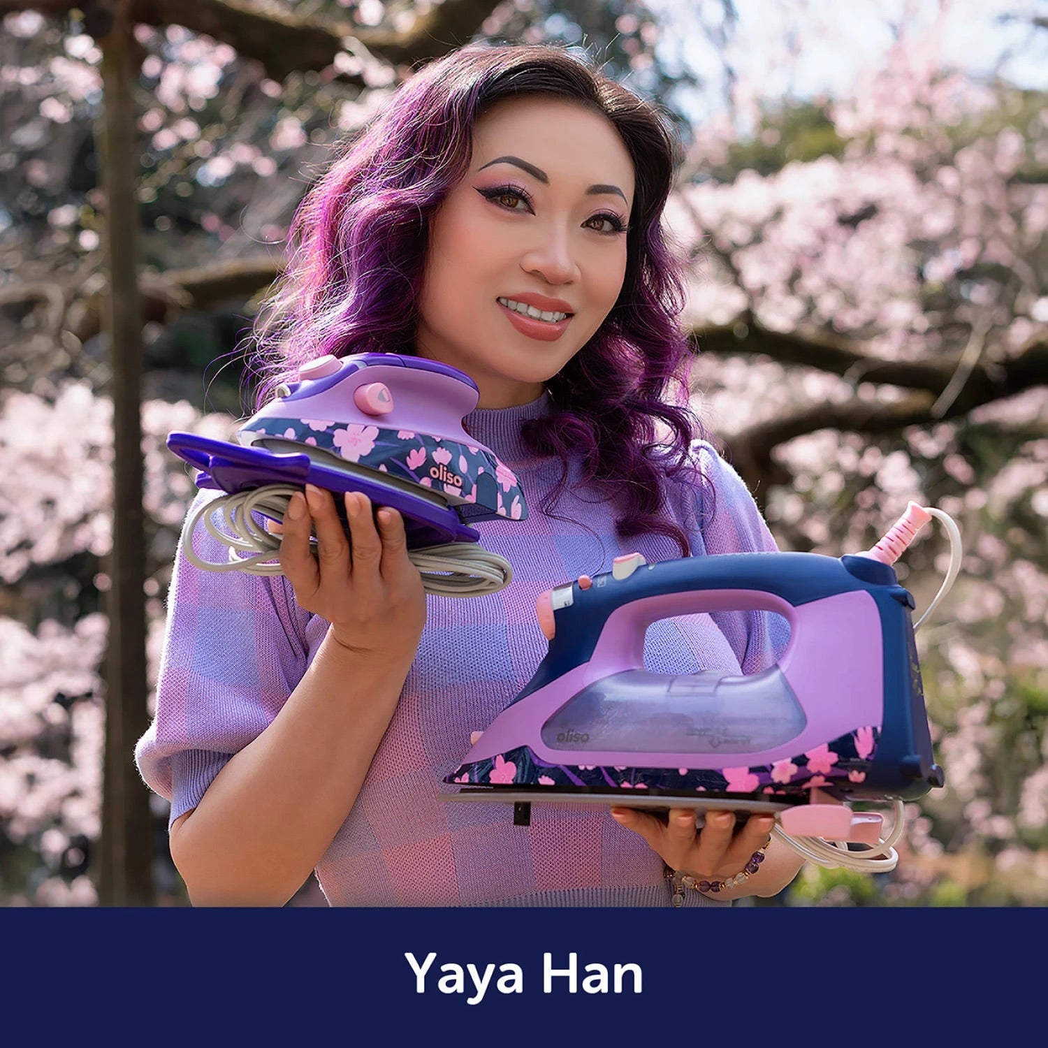 YAYA HAN CHERRY BLOSSOM OLISO PRO PLUS IRON