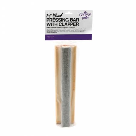 12" WOOL PRESSING BAR WITH CLAPPER