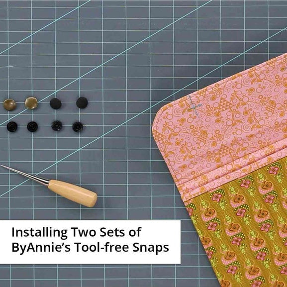 TOOL-FREE SNAPS ANTIQUE BRASS