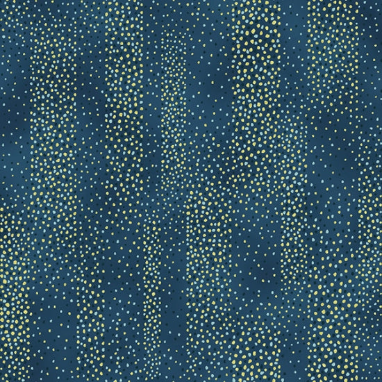 deep blue with dots