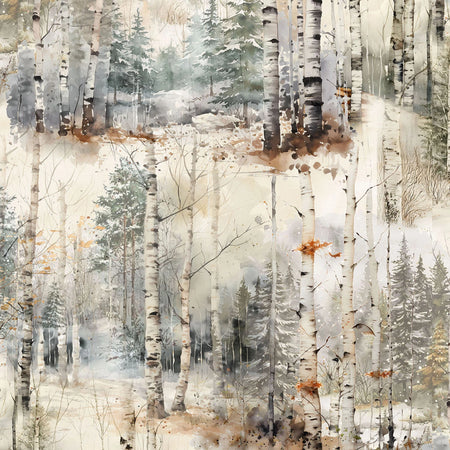 BIRCH STAG AND STONE