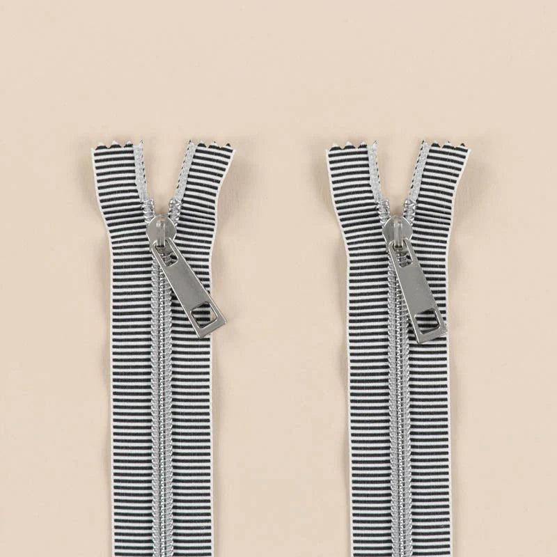 BLACK & WHITE ZIPPER 2 PACK