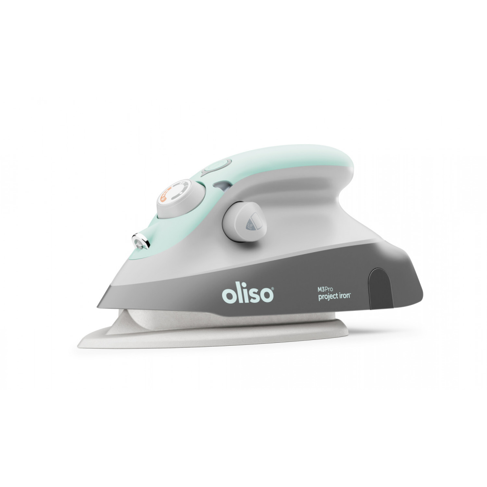 OLISO MINI IRON WITH TRIVET AQUA