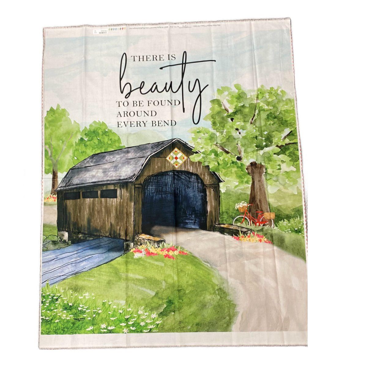 COVERED BRIDGES IN SPRING THERE IS BEAUTY PANEL