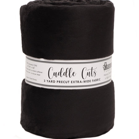 3 YARD 110" CUDDLE CUT BLACK