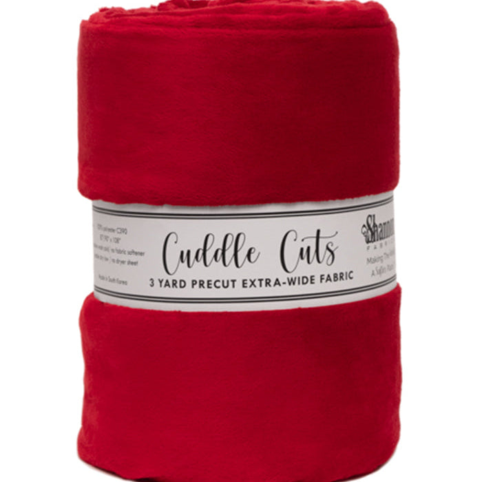 3 YARD 110" CUDDLE CUT CARDINAL