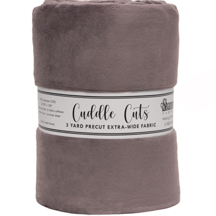 3 YARD 110" CUDDLE CUT CHARCOAL