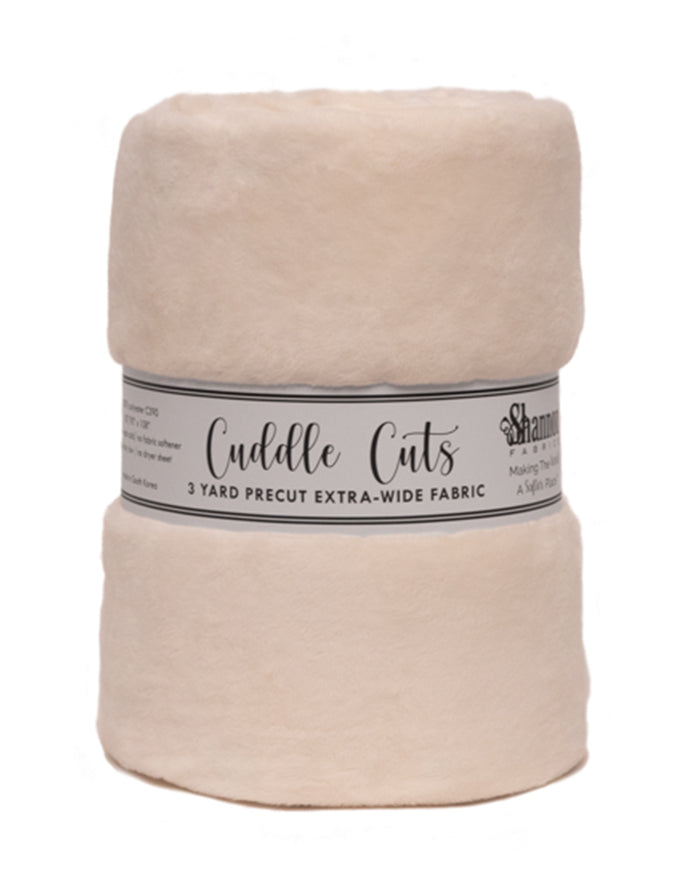 3 YARD 110" CUDDLE CUT IVORY