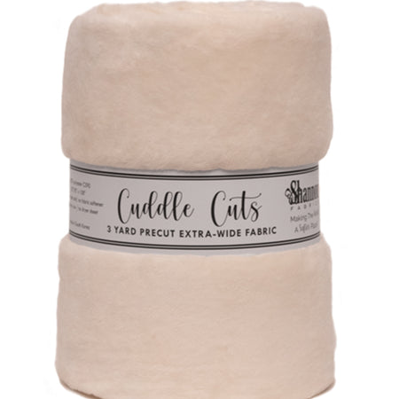 3 YARD 110" CUDDLE CUT IVORY