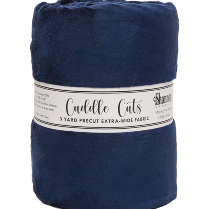 3 YARD 110" CUDDLE CUT NAVY