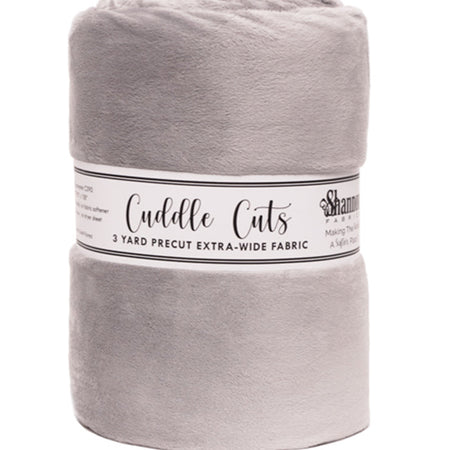 3 YARD 110" CUDDLE CUT SILVER