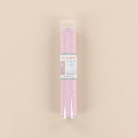 PINK SHIMMER EMBROIDERY LEATHER