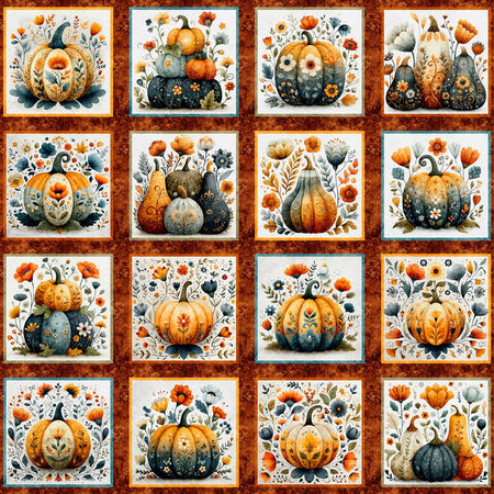 PUMPKIN PICTURES BURNT UMBER HARVEST HALLOW