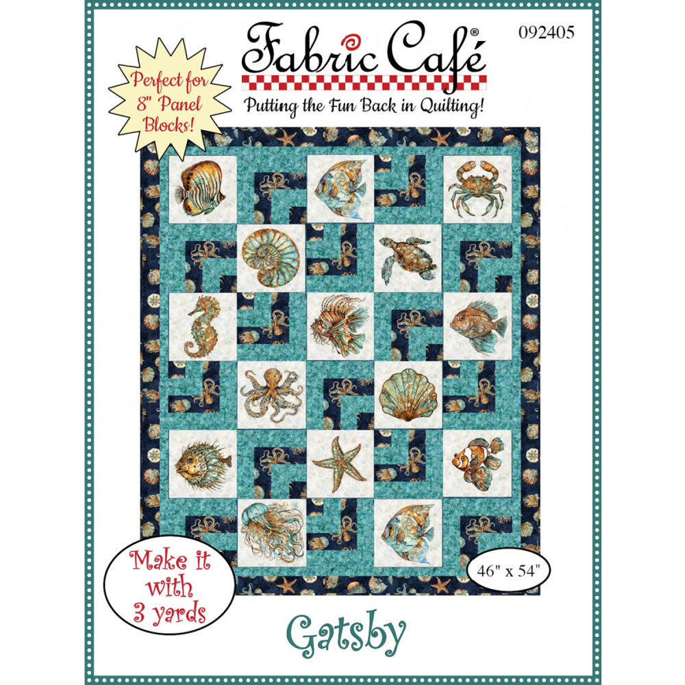 GATSBY 3 YARD QUILT PATTERN FABRIC CAFE