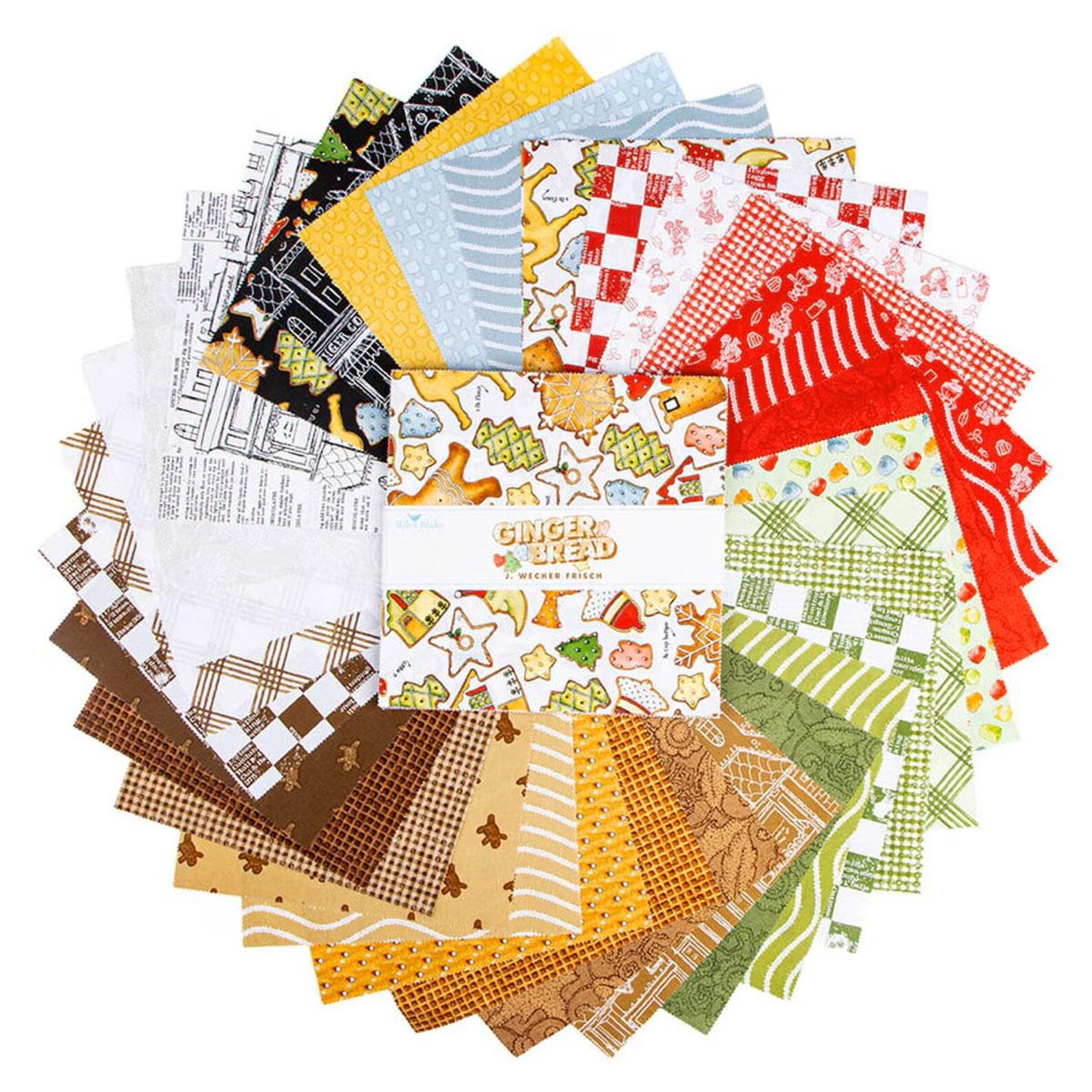 GINGERBREAD 5" STACKER 42PCS