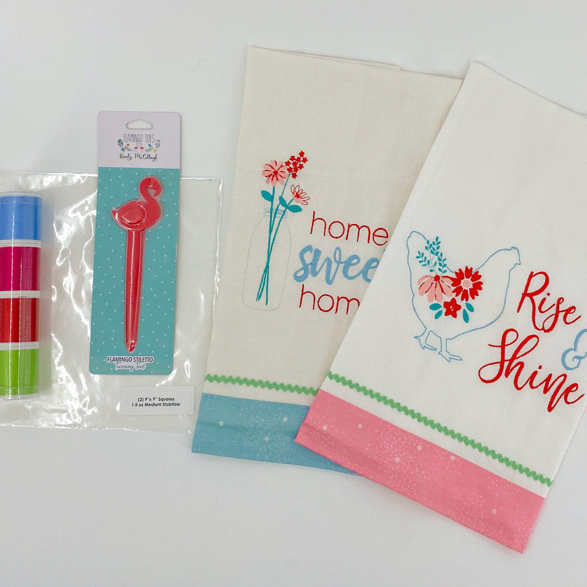 TEA TOWEL EMBROIDERY KIT RILEY BLAKE/TACONY
