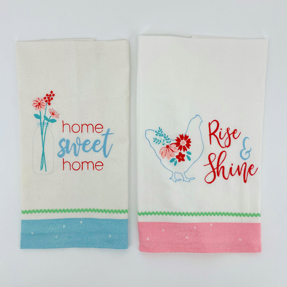 TEA TOWEL EMBROIDERY KIT RILEY BLAKE/TACONY
