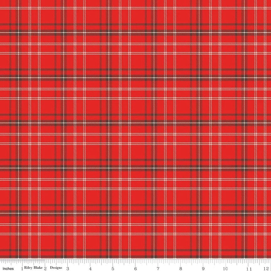RED PLAID HAPPY HAVEN