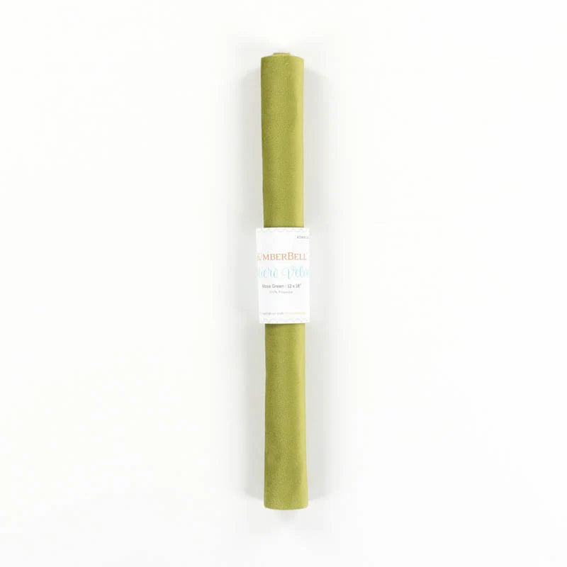 MOSS GREEN MICROVELVET