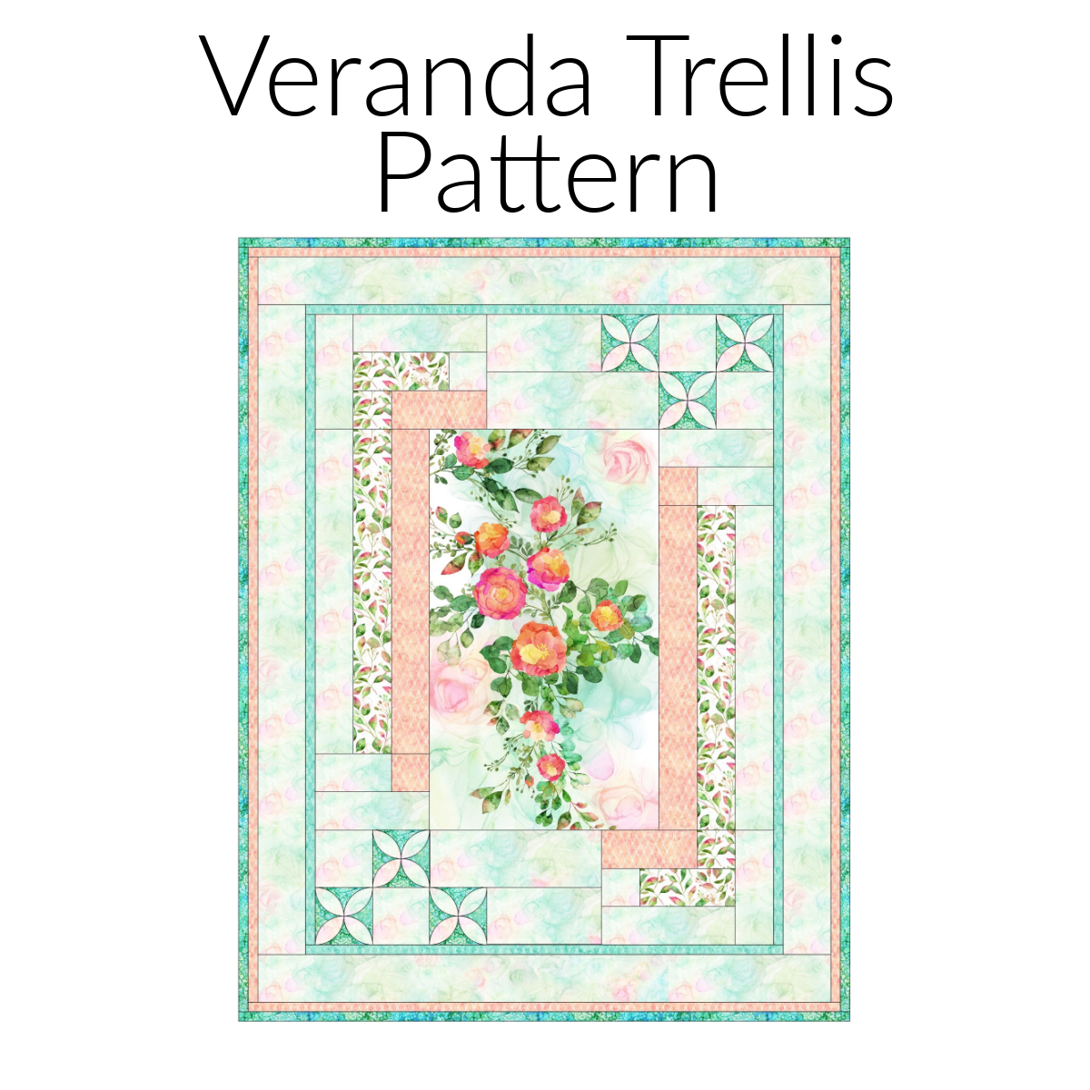 VERANDA TRELLIS BUNDLE - PATTERN & PANEL