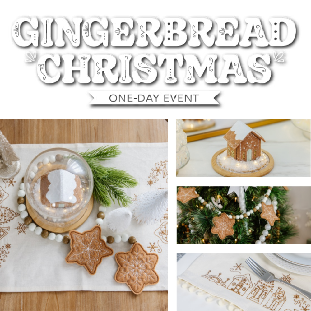 KIMBERBELL'S GINGERBREAD CHRISTMAS EVENT SAT OCT 19 IN PERSON