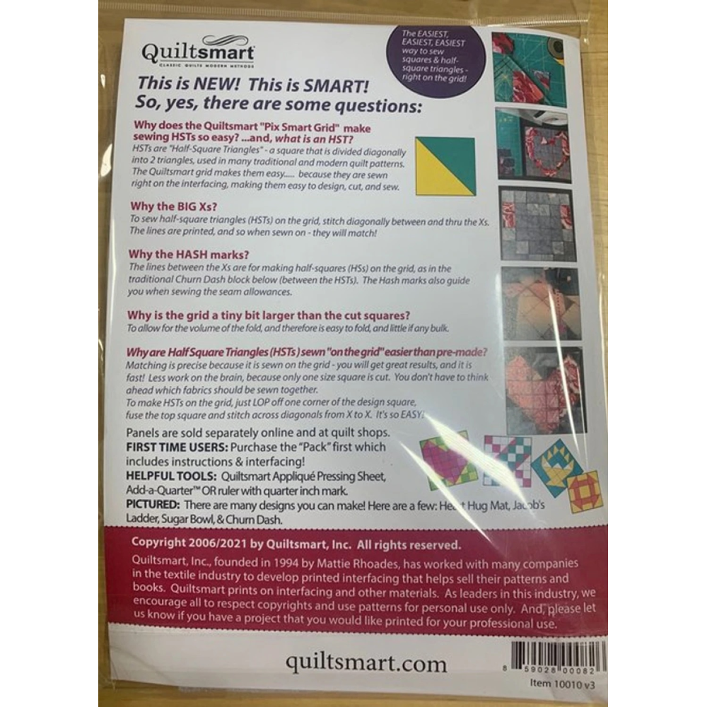 QUILTSMART 1.5" PIX SMART GRID PACK