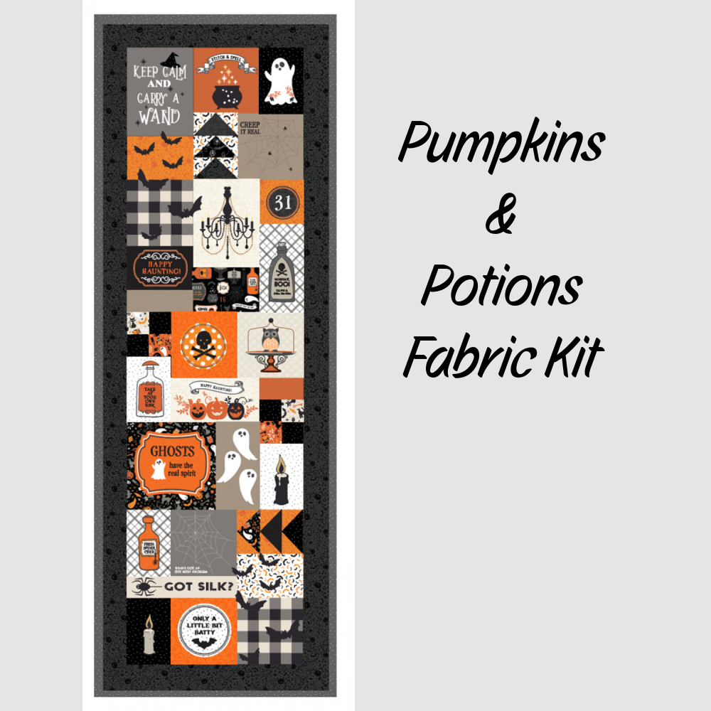 PUMPKINS & POTIONS FABRIC KIT