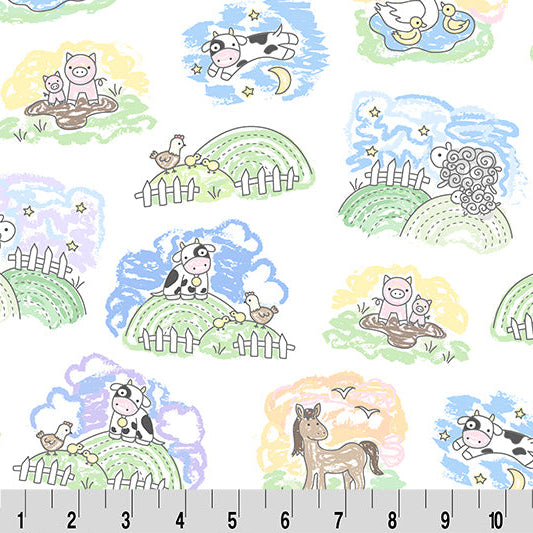 LIL PASTURES GOODNIGHT FARM QUILTING CUDDLE