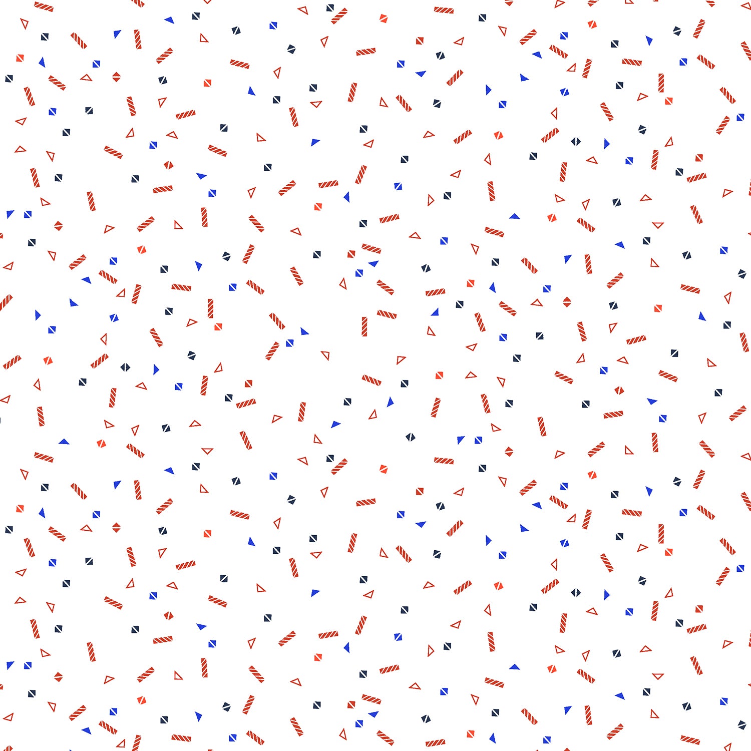 JULY CONFETTI SHAKEN SHAPES MINIATURE MINIS