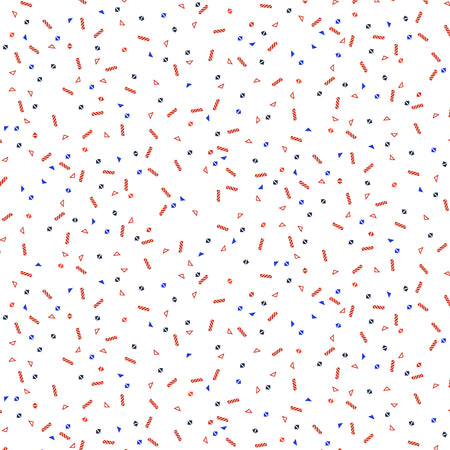 JULY CONFETTI SHAKEN SHAPES MINIATURE MINIS