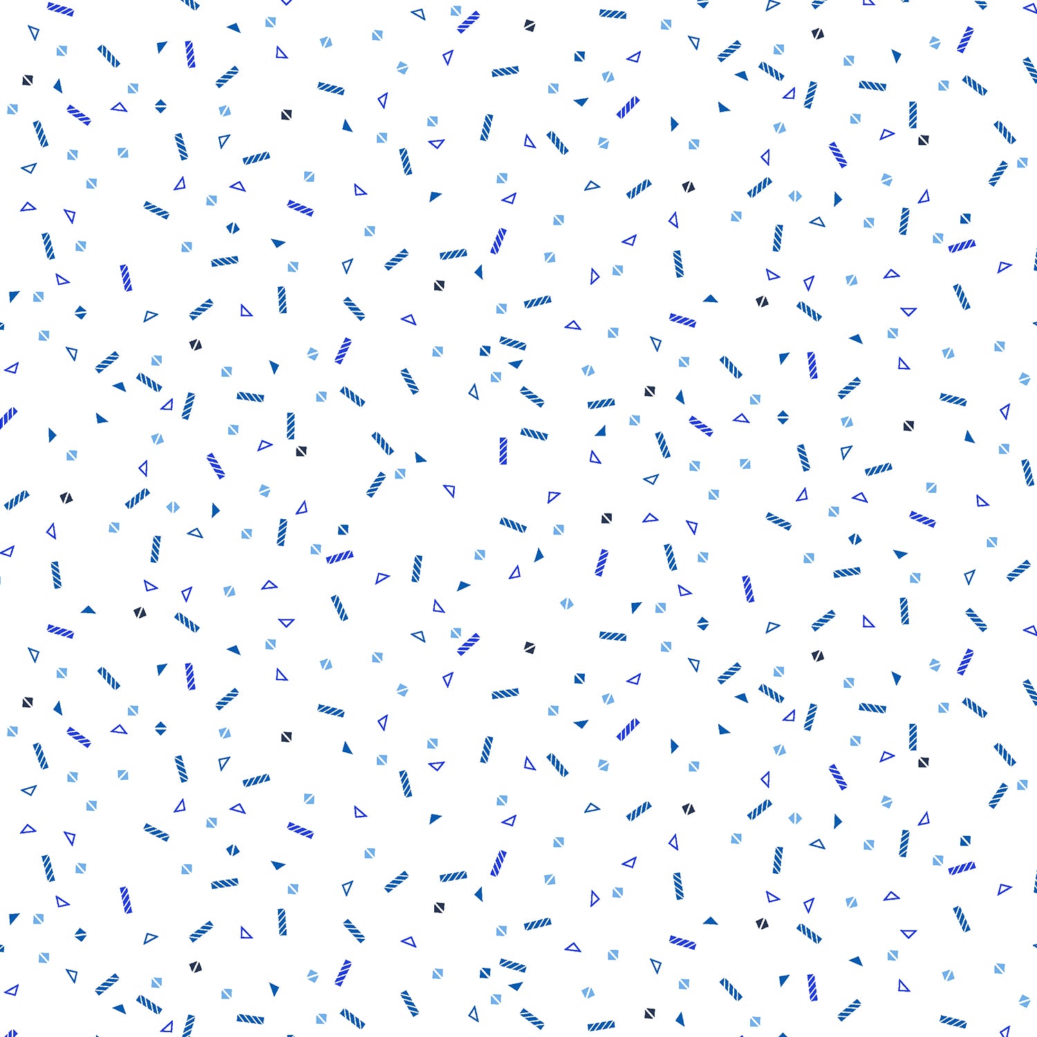 TONAL BLUE SHAKEN SHAPES MINIATURE MINIS