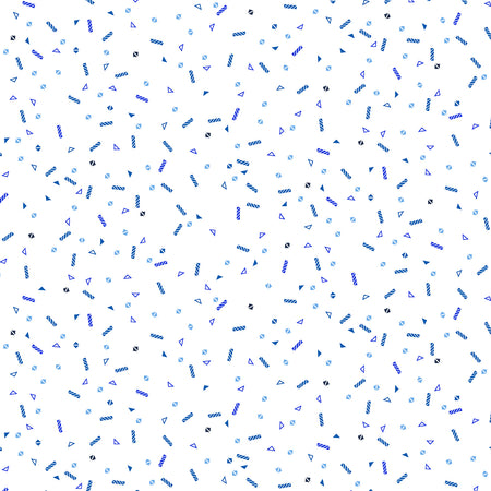 TONAL BLUE SHAKEN SHAPES MINIATURE MINIS