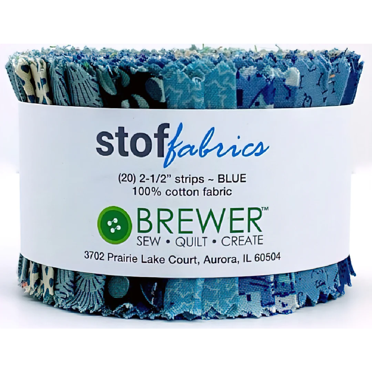 BLUE 2.5" STRIPS STOF