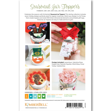 PRE-ORDER: SEASONAL JAR TOPPERS