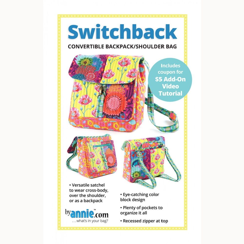 SWITCHBACK CONVERTIBLE BACKPACK/SHOULDER BAG PATTERN