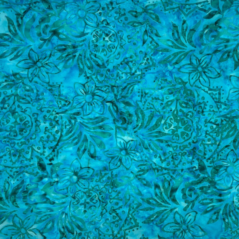 TURQUOISE FLORAL MEDALLIONS SEWING SEWCIAL 2025