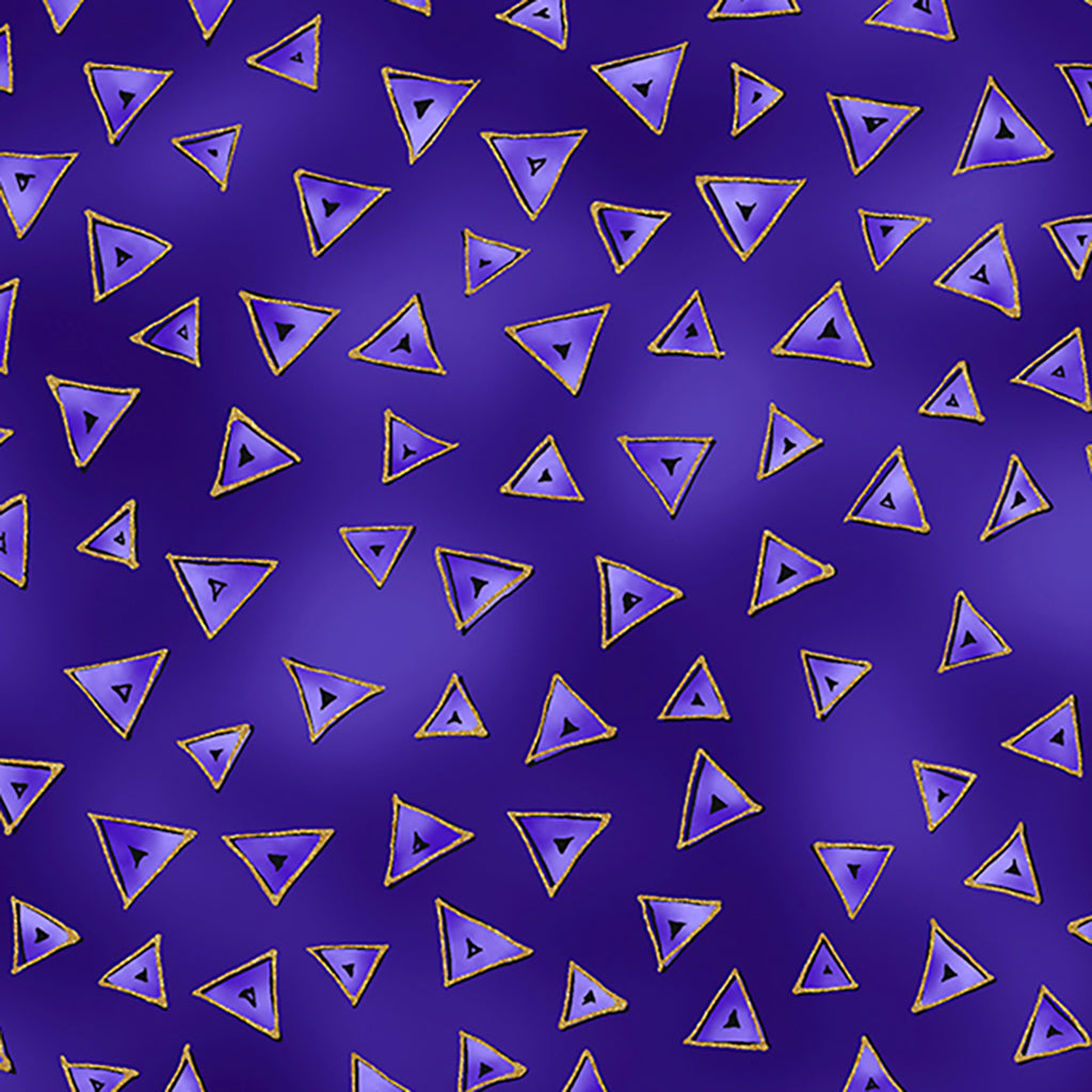 TRIANGLE DARK PURPLE METALLIC LAUREL BURCH BASIC