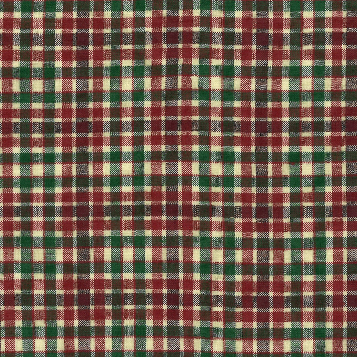 RED/GREEN CHECK PLAID