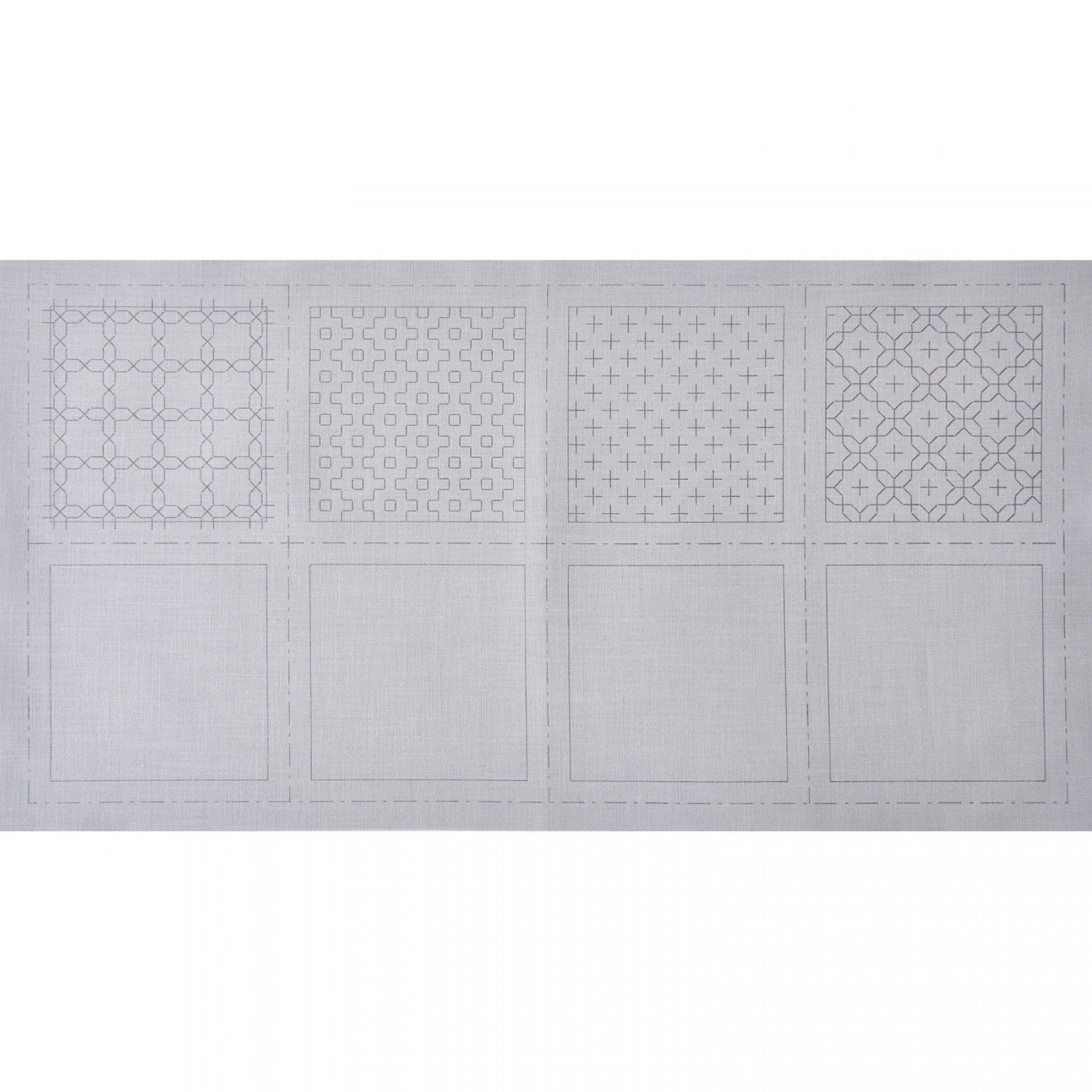 Sashiko  Coasters Grey