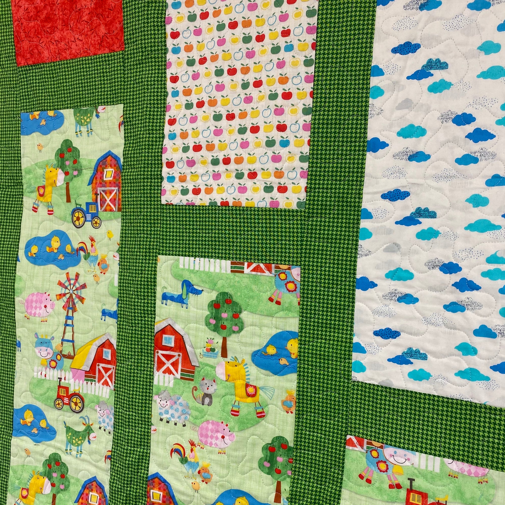 OH HENRY MY FARM QUILT BY MELONIE
