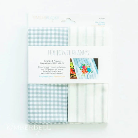 GINGHAM & PINSTRIPE TEA TOWEL BLANKS