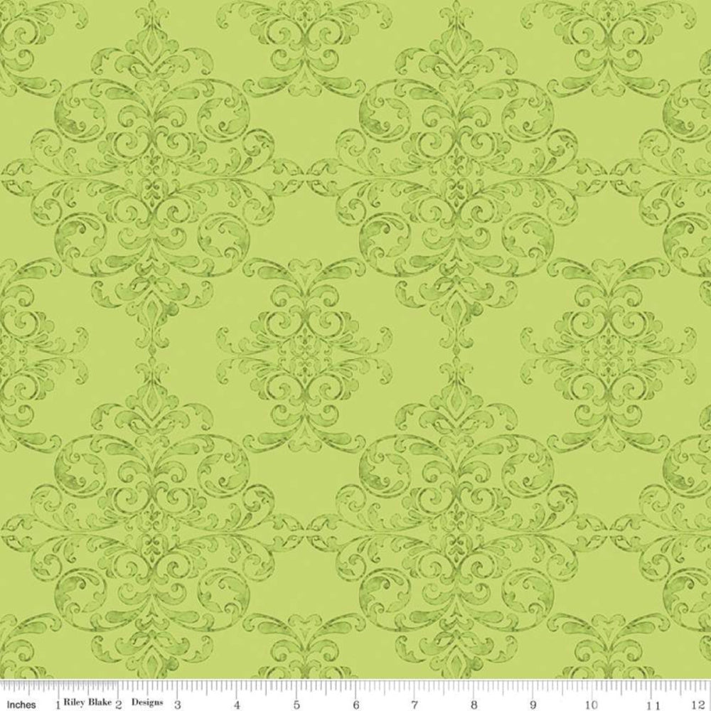 LUCY JUNE DAMASK LIME