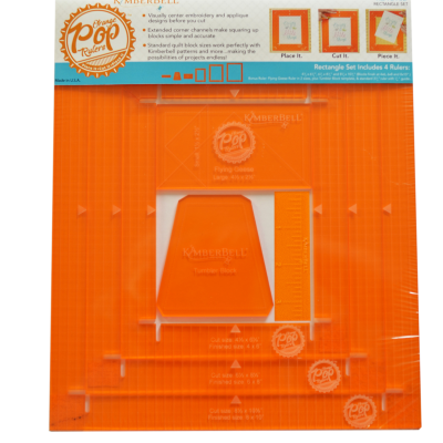 ORANGE POP RULERS RECTANGLE SET – Calico Gals