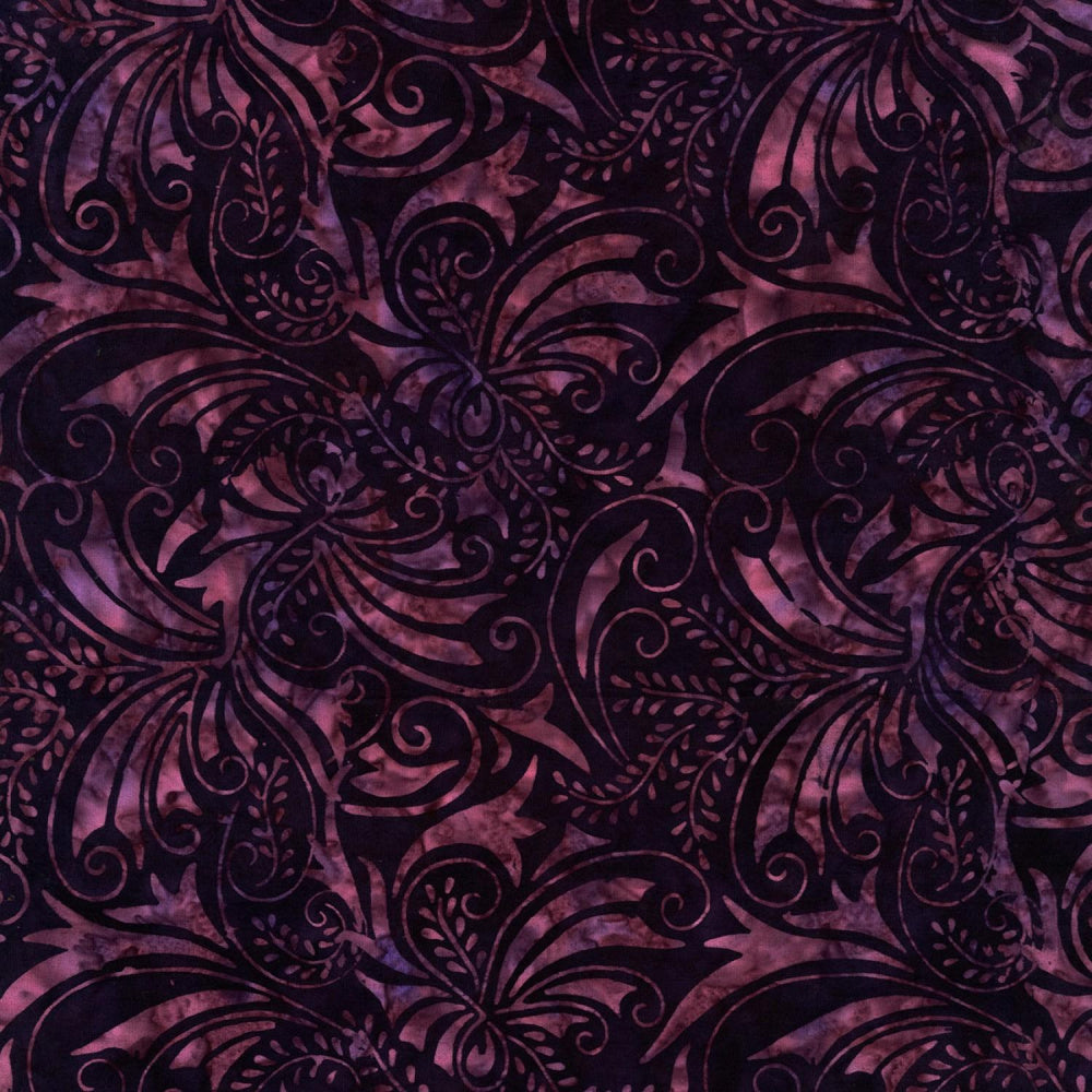DECO SWIRLS - DEEP PURPLE TONGA